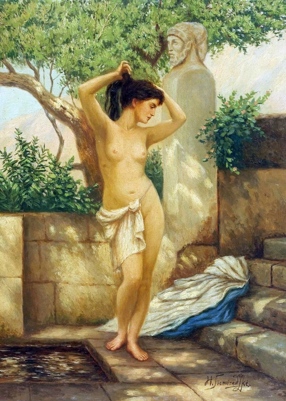Henryk Siemiradzki - Donna greca alla fontana